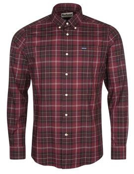 Camisa Barbour Cuadros Roja Para Hombre