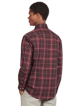 Camisa Barbour Cuadros Roja Para Hombre