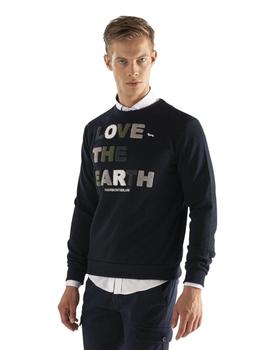 Sudadera Harmont - Blaine Negra Para Hombre