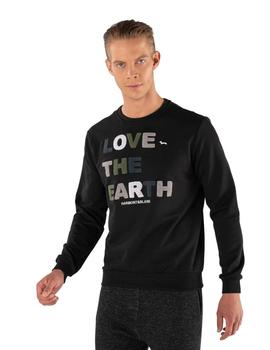 Sudadera Harmont - Blaine Negra Para Hombre