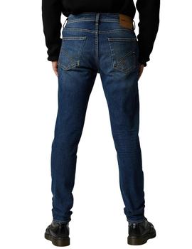 Vaqueros Gas Jeans Azul Medio Sax Zip Para Hombre
