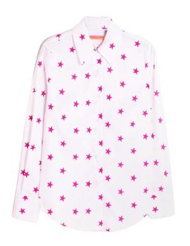 Camisa Vilagallo Blanca Con Estrellas Para Mujer