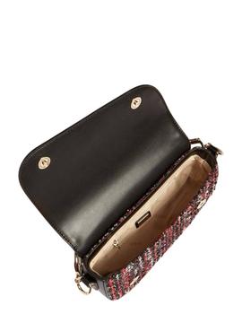 Bolso Guess Bandolera de Tweed Para Mujer