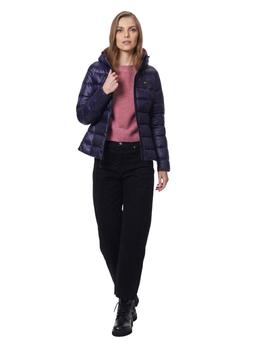 Plumas Blauer Acolchado Marino Para Mujer