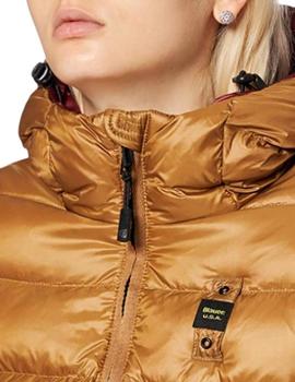 Plumas Blauer Beatrice Camel Para Mujer