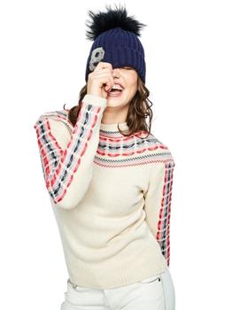 Jersey Highly Preppy Greca Crudo Para Mujer