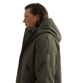 Abrigo Ecoalf  Iceberg Verde Para Hombre