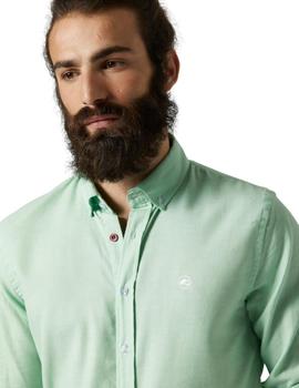 Camisa Altonadock Verde Claro Para Hombre