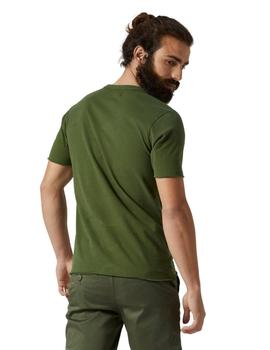 Camiseta Altonadock Verde Estampado Riders Para Hombre