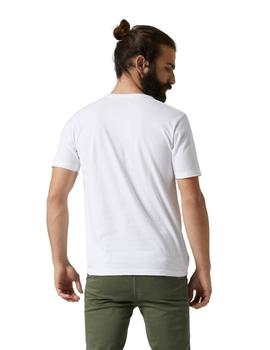 Camiseta Altonadock Blanco Estamapdo Surf Para Hombre