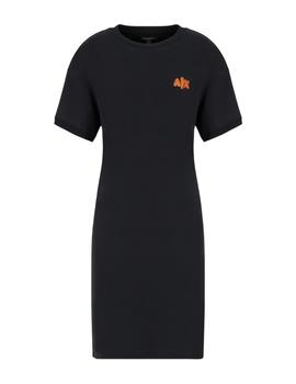 Vestido Armani Exchange Camiseta Negro Para Mujer