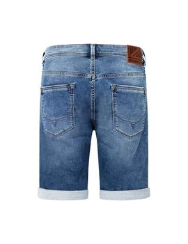 Pantalón Pepe Jeans Jack Corto Azul Para Hombre