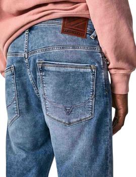 Pantalón Pepe Jeans Jack Corto Azul Para Hombre