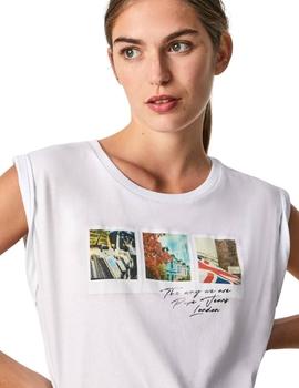 Camiseta Pepe Jeans Ivana Foto Para Mujer