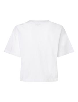 Camiseta Pepe Jeans Ivonne Blanca Para Mujer