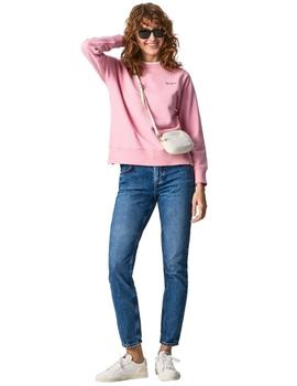 Sudadera Pepe Jeans Calista Rosa Para Mujer