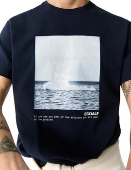 Camiseta Ecoalf Glaciar Marino Para Hombre