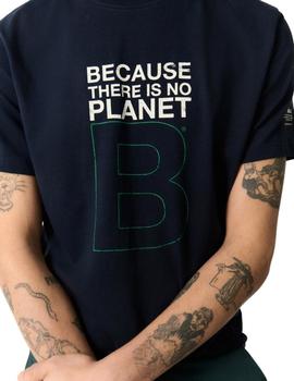 Camiseta Ecoalf Great B Marino Para Hombre