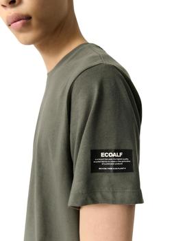 Camiseta Ecoalf Vent Khaki Para Hombre