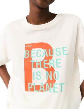 Camiseta Ecoalf Bib Blanca Para Mujer