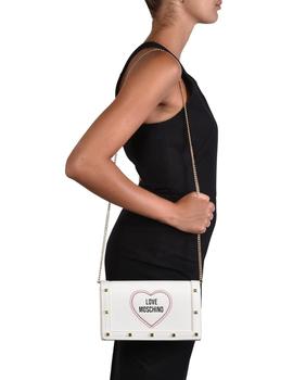 Bolso Love Moschino Blanco Para Mujer