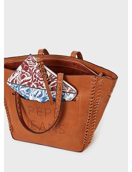 Bolso Pepe Jeans Tote Ecopiel Paulette Para Mujer