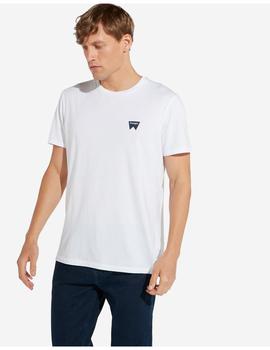 Camiseta Wrangler Sing Off Blanca Para Hombre