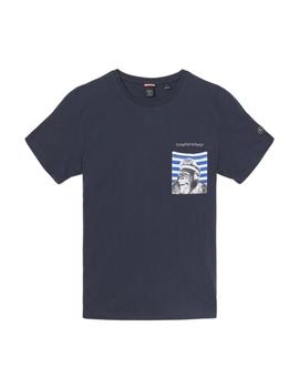Camiseta Foster azul marino 