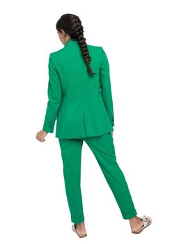 BLAZER SEMIENTALLADA VERDE 