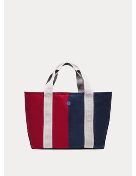 Bolsa De Playa Hackett De Algodón Color Block Para Hombre