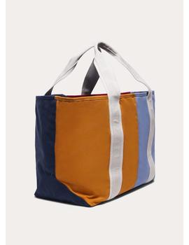 Bolsa De Playa Hackett De Algodón Color Block Para Hombre