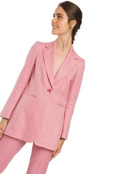 BLAZER SEMIENTALLADA ROSA 