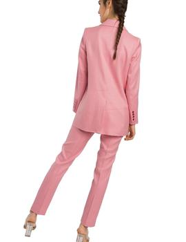 BLAZER SEMIENTALLADA ROSA 