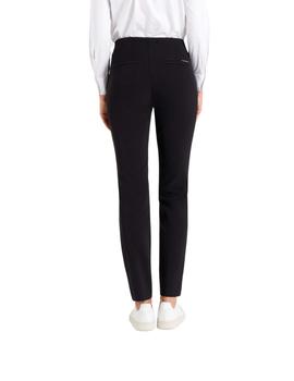 Mac Pantalón Anna Negro Cremallera