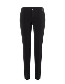 Mac Pantalón Anna Negro Cremallera
