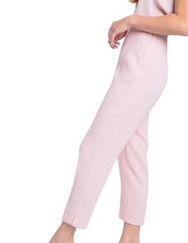 PANTALÓN ROSA TOBILLERO DE FIESTA