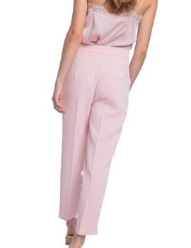 PANTALÓN ROSA TOBILLERO DE FIESTA