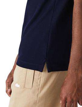 Polo Lacoste Slim Fit Marino Para Hombre