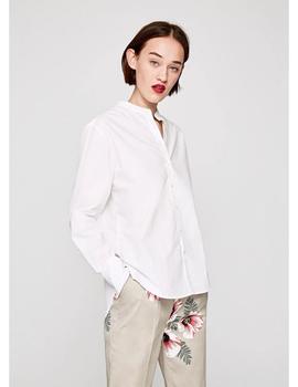 Camisa Pepe Jeans Básica Steph Blanca Para Mujer