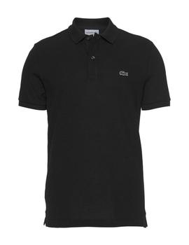 Polo Lacoste Slim Fit Negro Para Hombre