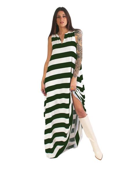 Vestido largo rayas marineras clearance
