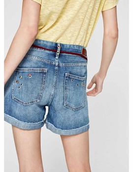 Shorts Pepe Jeans Casual Thrasher Sparks Para Mujer