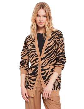 Animal print cardigan 