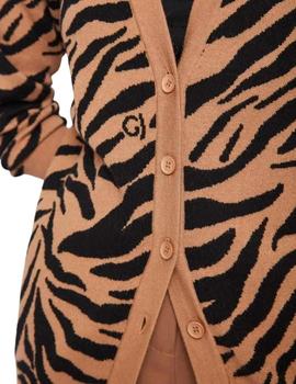 Animal print cardigan 