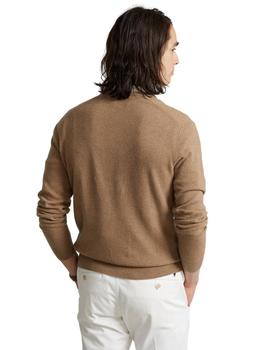 Jersey de lana con cuello de pico