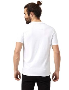 Camiseta de hombre en color blanco de manga corta 