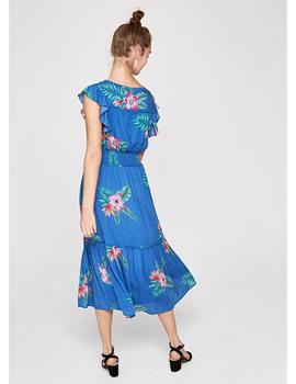 Vestido Pepe Jeans Estampado Tropical Moira Para Mujer