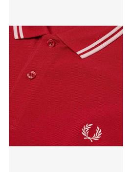 Polo The Fred Perry Shirt Granate Para Hombre