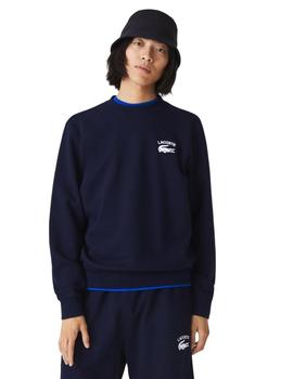 Sudadera de hombre Lacoste con cuello redondo e inscripción