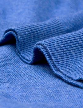 Jersey Gant de cuello de pico en algodón Azul Para Hombre